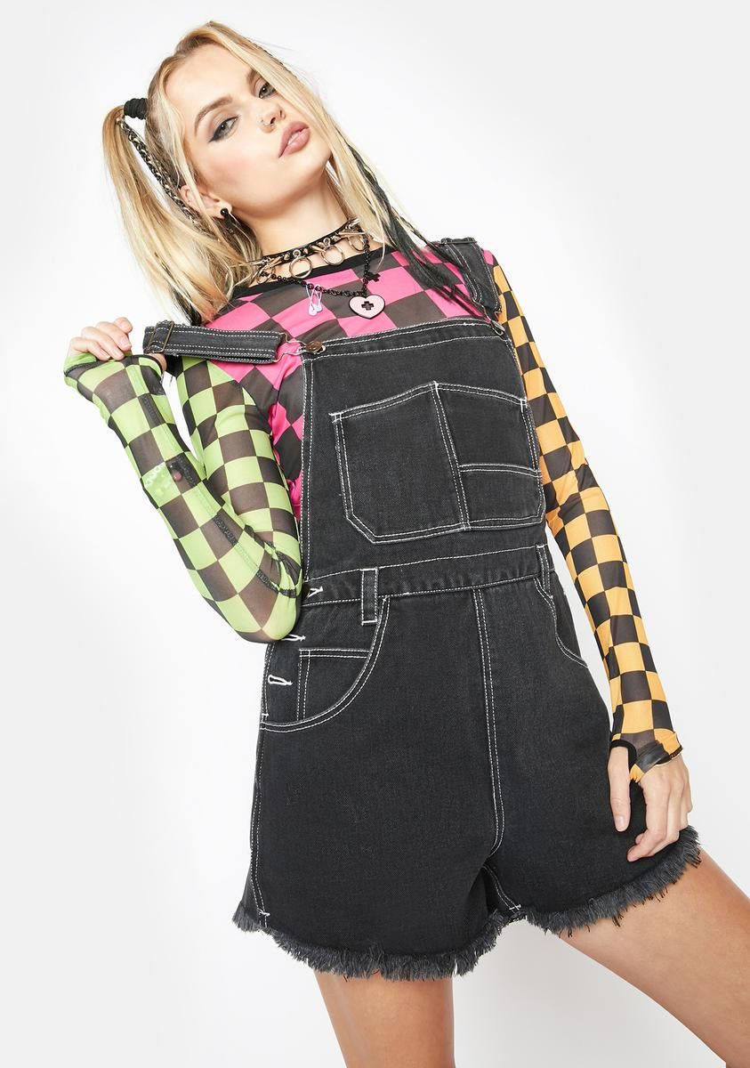 Never Another Cutoff Shortalls sold by Dolls Kill