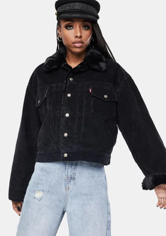Caviar New Heritage Cord Trucker Jacket sold by Dolls Kill