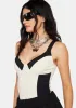 Key Points Colorblock Bodysuit sold by Dolls Kill