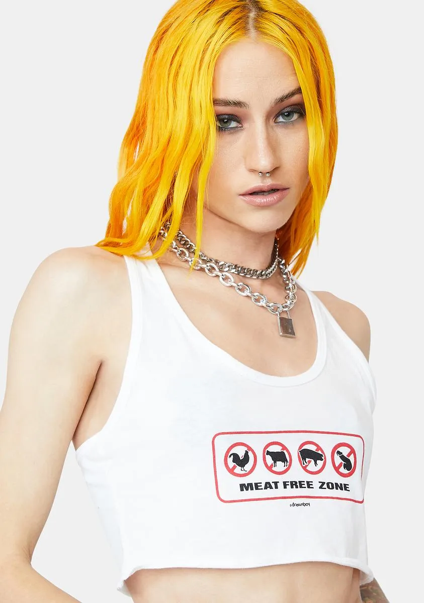 Meat Free Zone Graphic Tank sold by Dolls Kill product image thumbnail 2