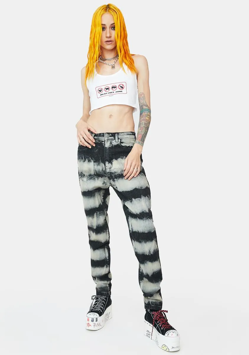 Meat Free Zone Graphic Tank sold by Dolls Kill product image thumbnail 3
