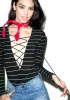 Cunning Lace Up Bodysuit sold by Dolls Kill