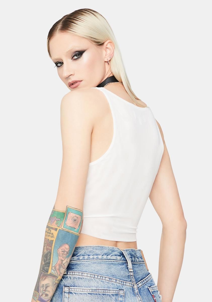 No Comparison Mesh Corset Top sold by Dolls Kill product image thumbnail 4