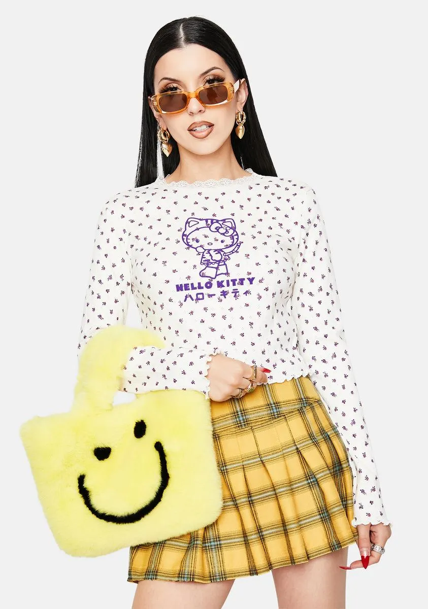 Hello Kitty Pointelle Top sold by Dolls Kill product image thumbnail 2