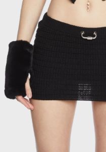 Sofia Knit Mini Skirt sold by Dolls Kill