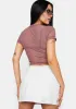 Icy Open Tab Vegan Leather Skirt sold by Dolls Kill