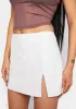 Icy Open Tab Vegan Leather Skirt sold by Dolls Kill