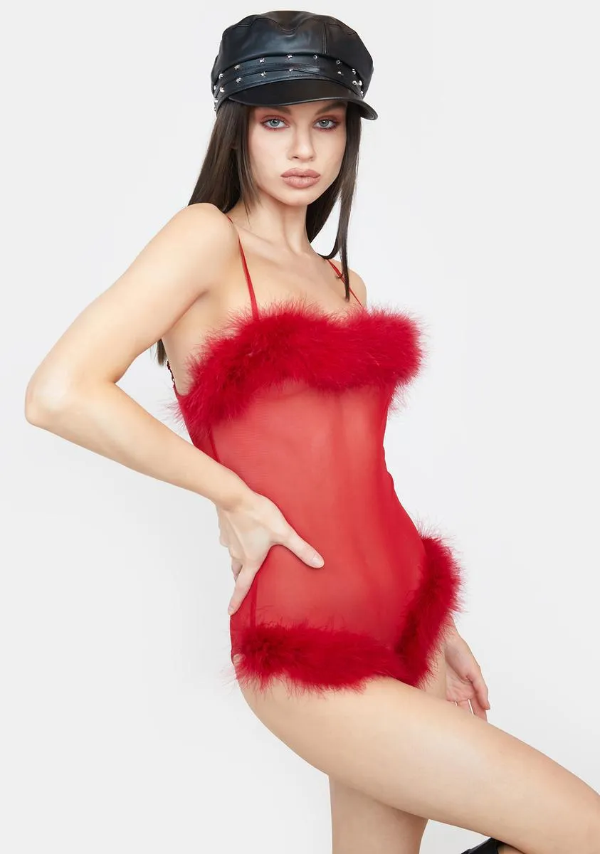 Hot Smooth Talking Sheer Bodysuit sold by Dolls Kill product image thumbnail 2