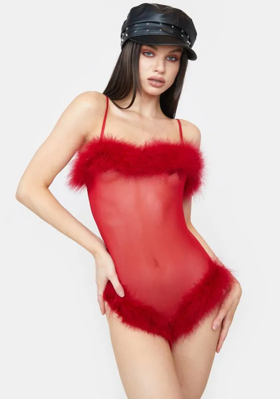 Hot Smooth Talking Sheer Bodysuit sold by Dolls Kill