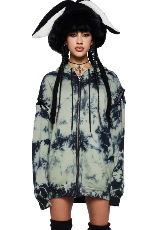 Fabled Journeys Zip- Up Hoodie sold by Dolls Kill