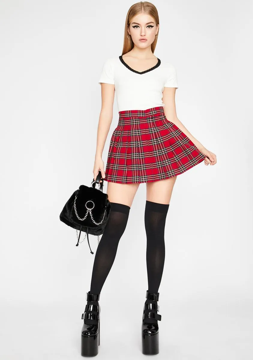Hot Miss Popular Pleated Skirt sold by Dolls Kill product image thumbnail 3