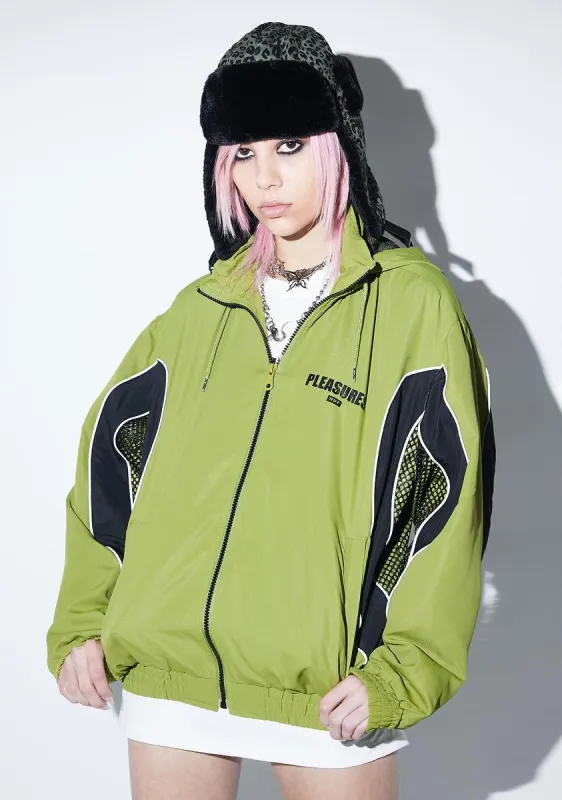 X Pleasures Darton Track Jacket sold by Dolls Kill