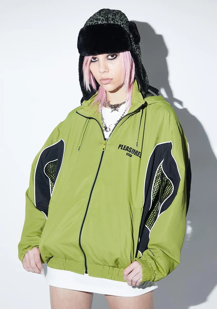 X Pleasures Darton Track Jacket sold by Dolls Kill