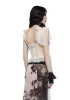 Dance With Death Corset Top - Ivory sold by Dolls Kill