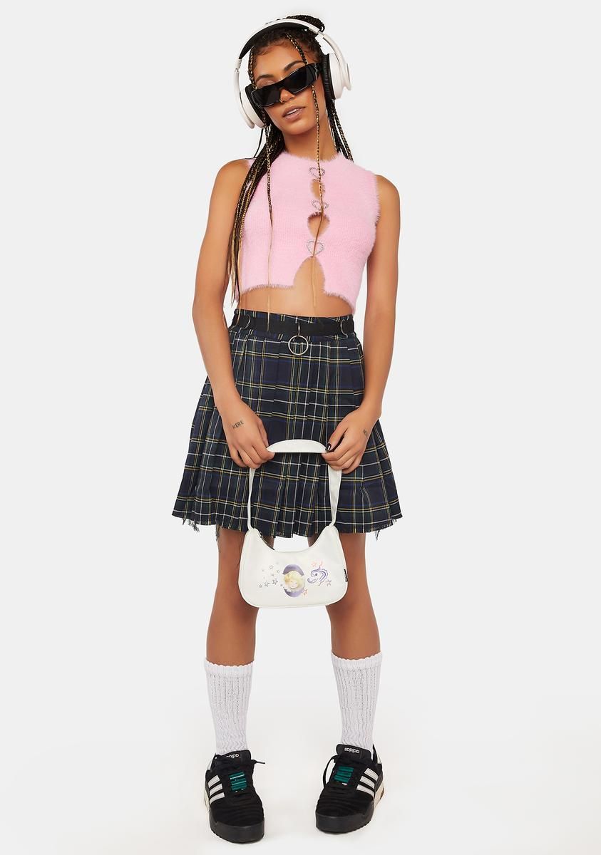 Jewel Trim Peekaboo Knit Top sold by Dolls Kill product image thumbnail 3