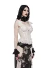 Dance With Death Corset Top - Ivory sold by Dolls Kill