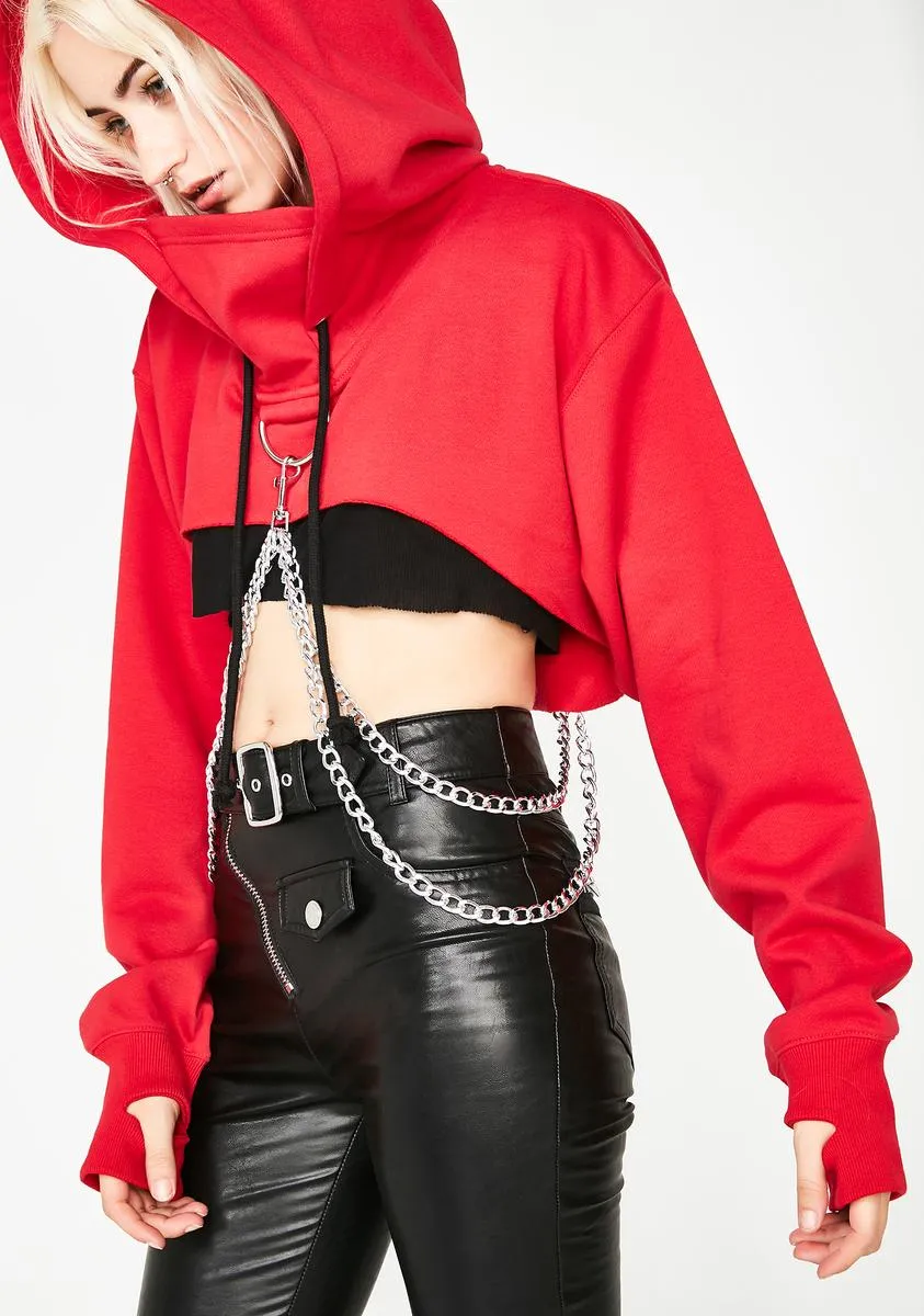 Flame Chained N' Dangerous Hoodie sold by Dolls Kill product image thumbnail 2