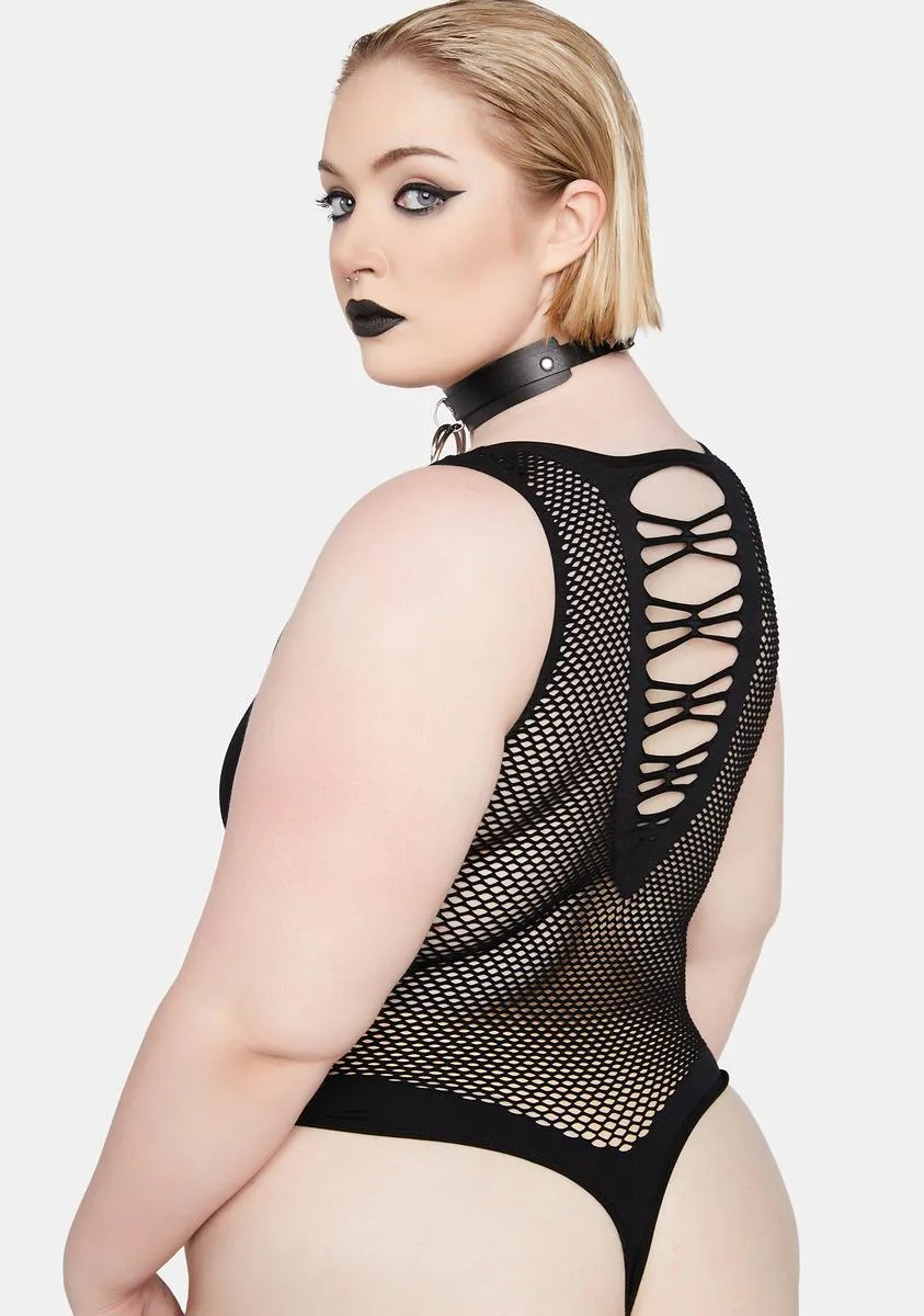 Plus Call Me Duchess Fishnet Bodysuit sold by Dolls Kill product image thumbnail 4