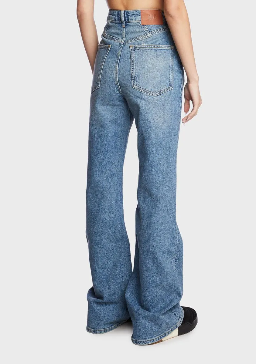 Vintage Distressed Flares sold by Dolls Kill product image thumbnail 4