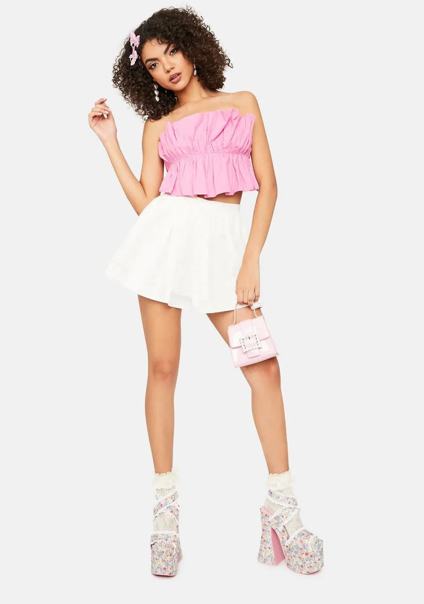 Lavish Caution Dramatic Crop Tube Top sold by Dolls Kill product image thumbnail 3