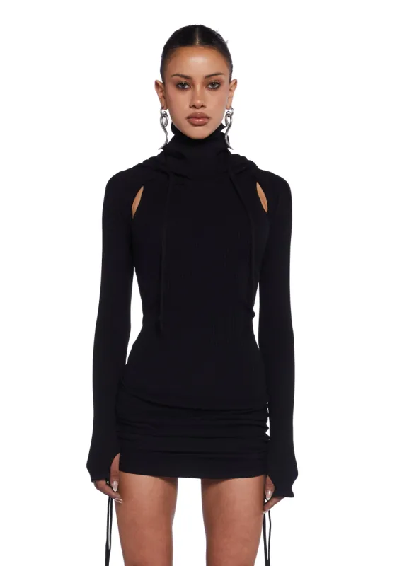 Compression Ruched Mini Dress sold by Dolls Kill