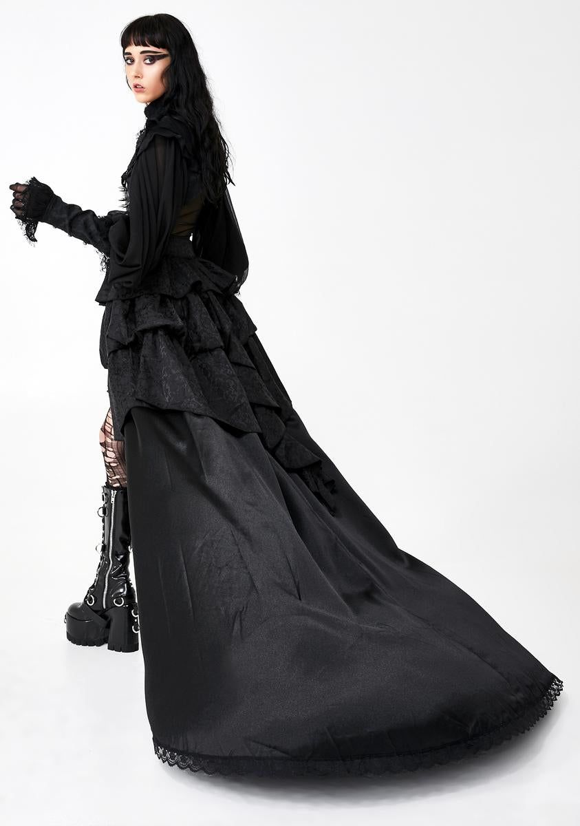 Gothic Palace Maxi Skirt sold by Dolls Kill