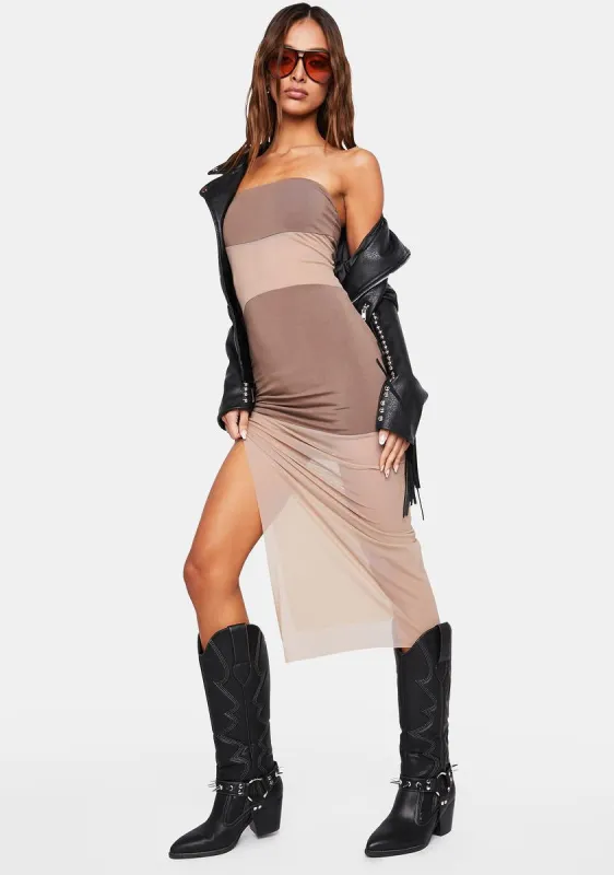 Fortune Favored Midi Dress sold by Dolls Kill