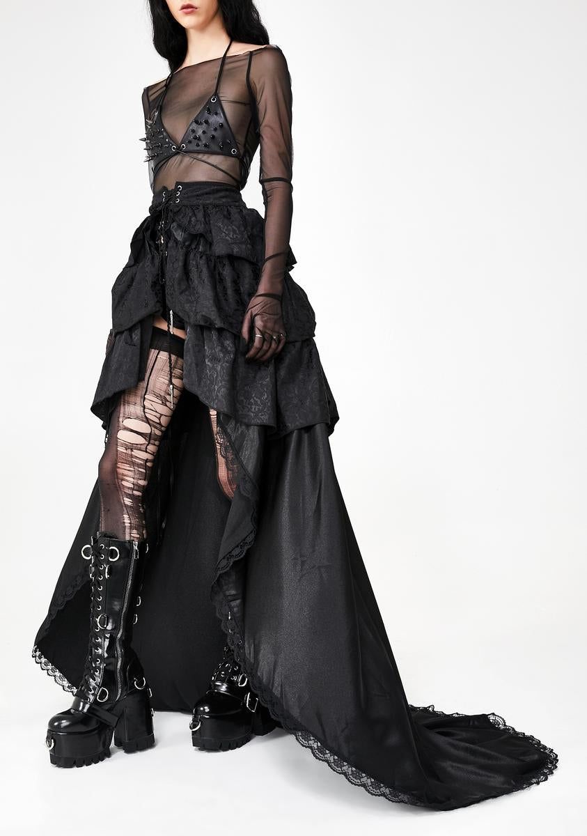 Gothic Palace Maxi Skirt sold by Dolls Kill product image thumbnail 2