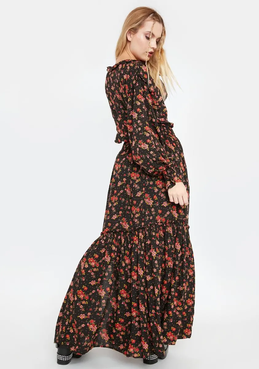 Secret Garden Floral Maxi Skirt Set sold by Dolls Kill product image thumbnail 4