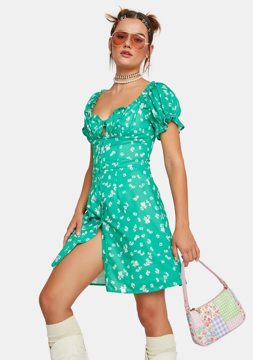 Simple Breeze Floral Mini Dress sold by Dolls Kill product image thumbnail 2