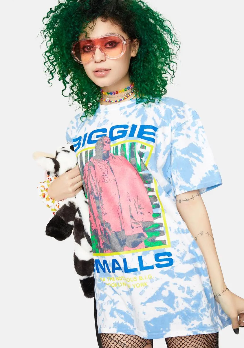 Biggie Smalls Tie Dye Graphic Tee sold by Dolls Kill product image thumbnail 2