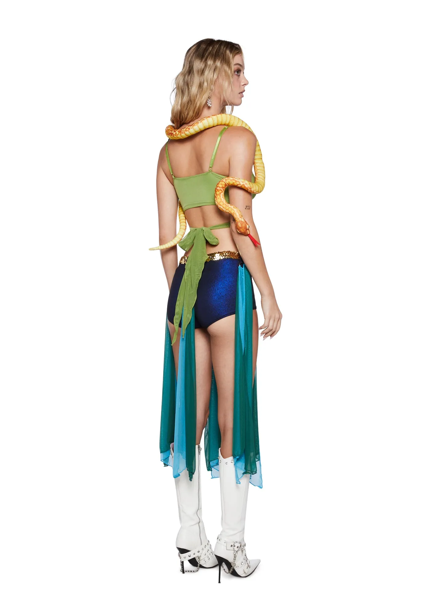 Servin' Snake Charmer Costume Set sold by Dolls Kill product image thumbnail 4