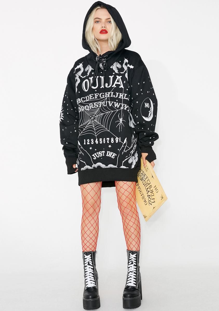 Supernatural Being Graphic Hoodie sold by Dolls Kill product image thumbnail 5