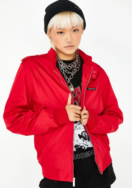 Flame Iconic Racer Jacket sold by Dolls Kill