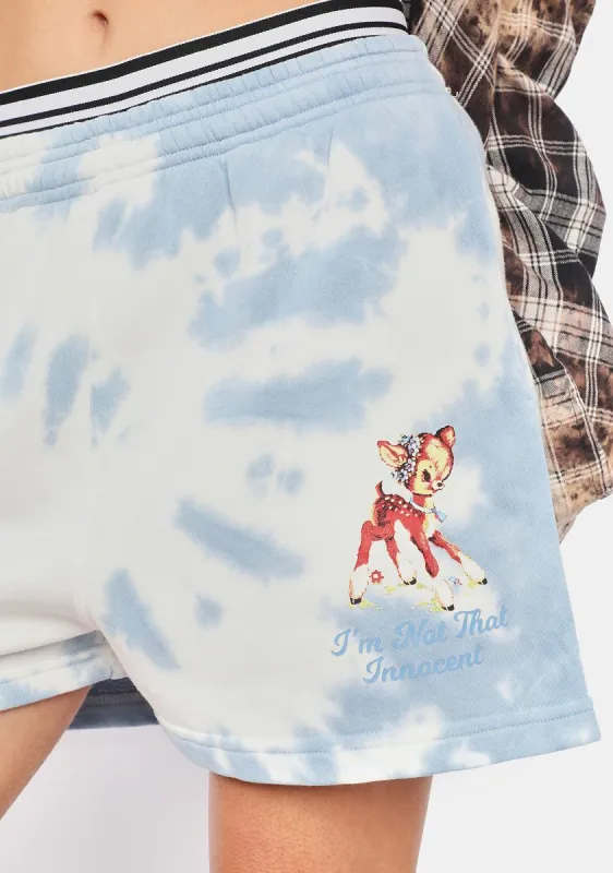 Innocent Tie Dye Shorts sold by Dolls Kill