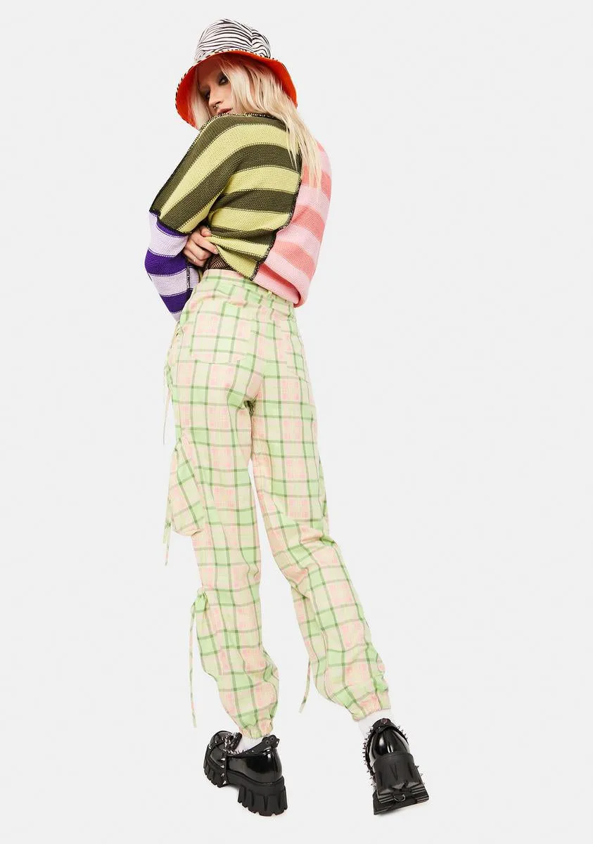 Symbol Plaid Cargo Pants sold by Dolls Kill product image thumbnail 4