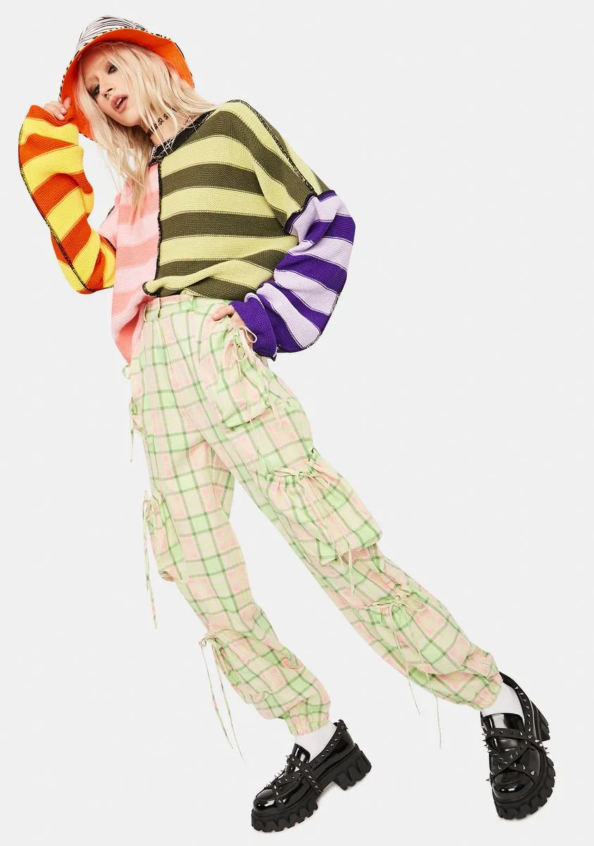 Symbol Plaid Cargo Pants sold by Dolls Kill product image thumbnail 3