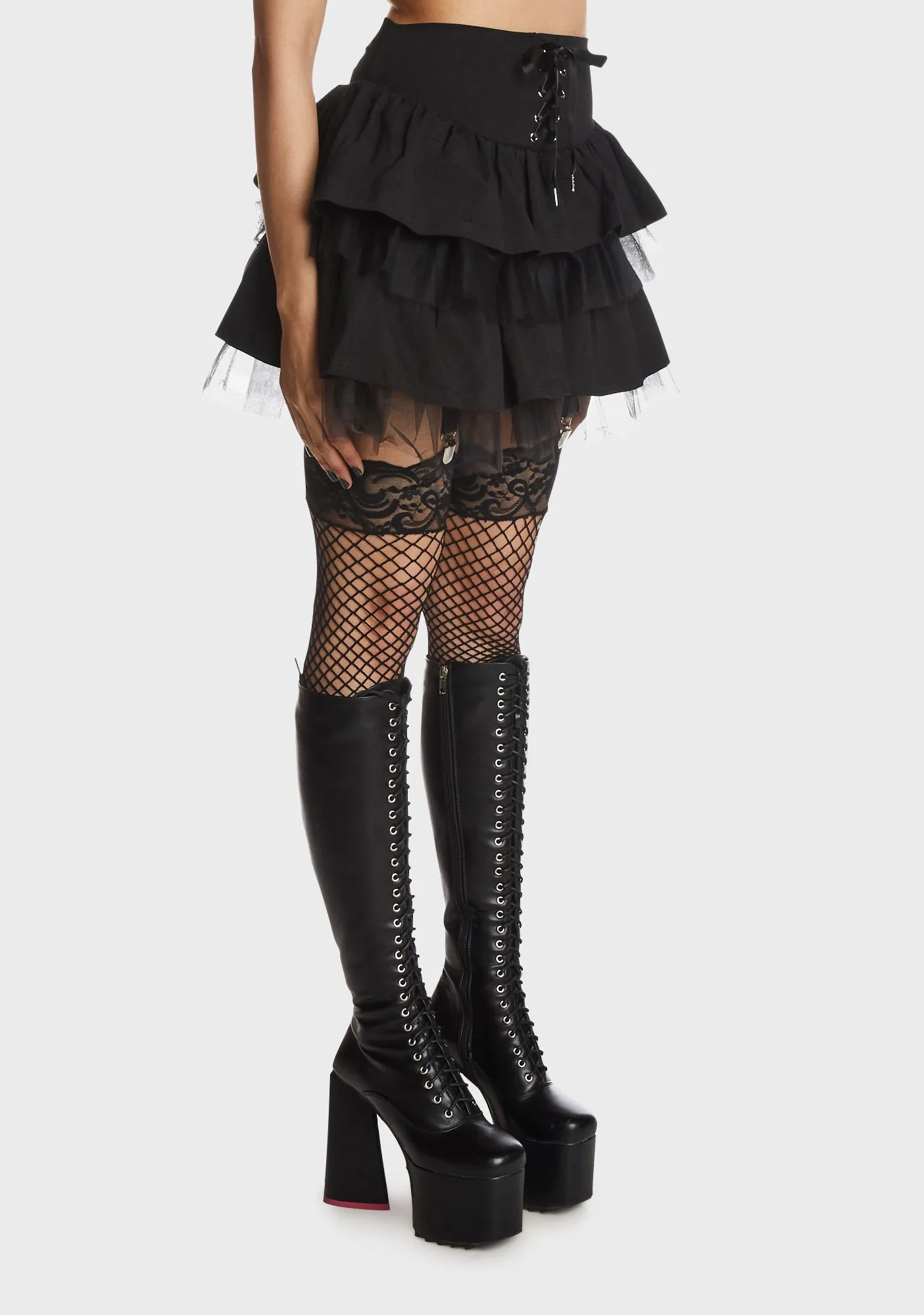 Cavalier Courtship Mini Skirt sold by Dolls Kill product image thumbnail 3