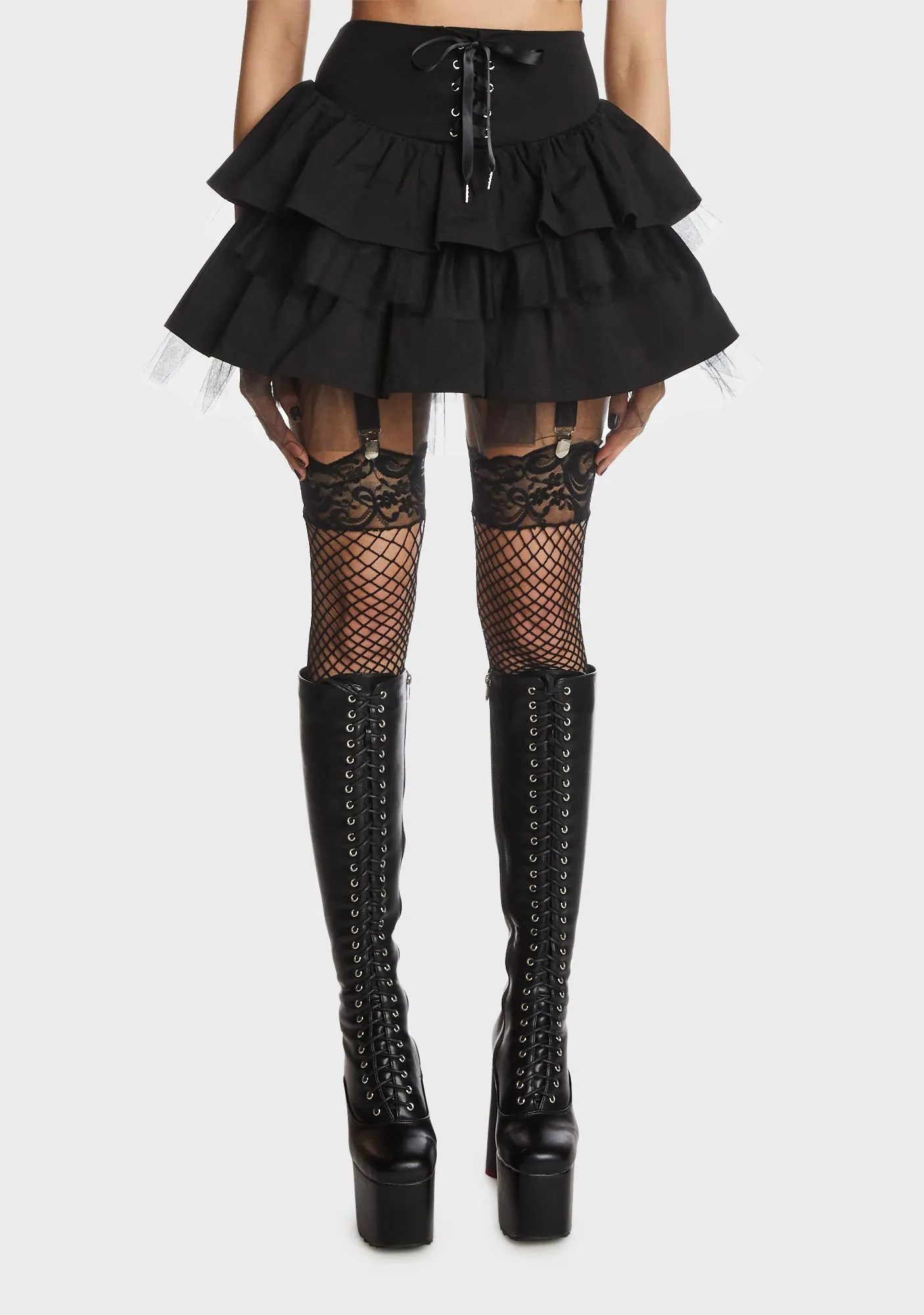 Cavalier Courtship Mini Skirt sold by Dolls Kill