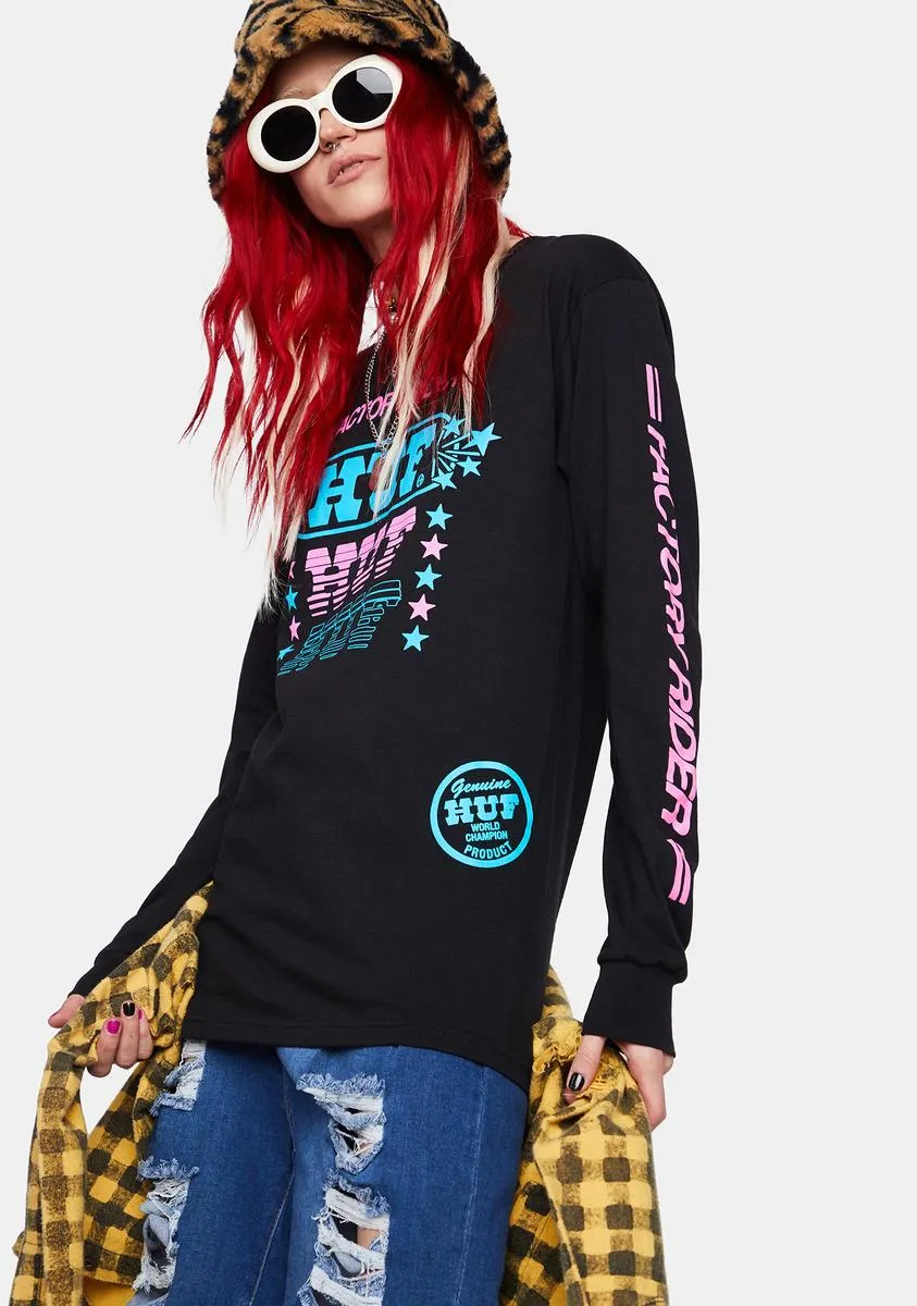 Factory Rider Long Sleeve Graphic Tee sold by Dolls Kill product image thumbnail 4