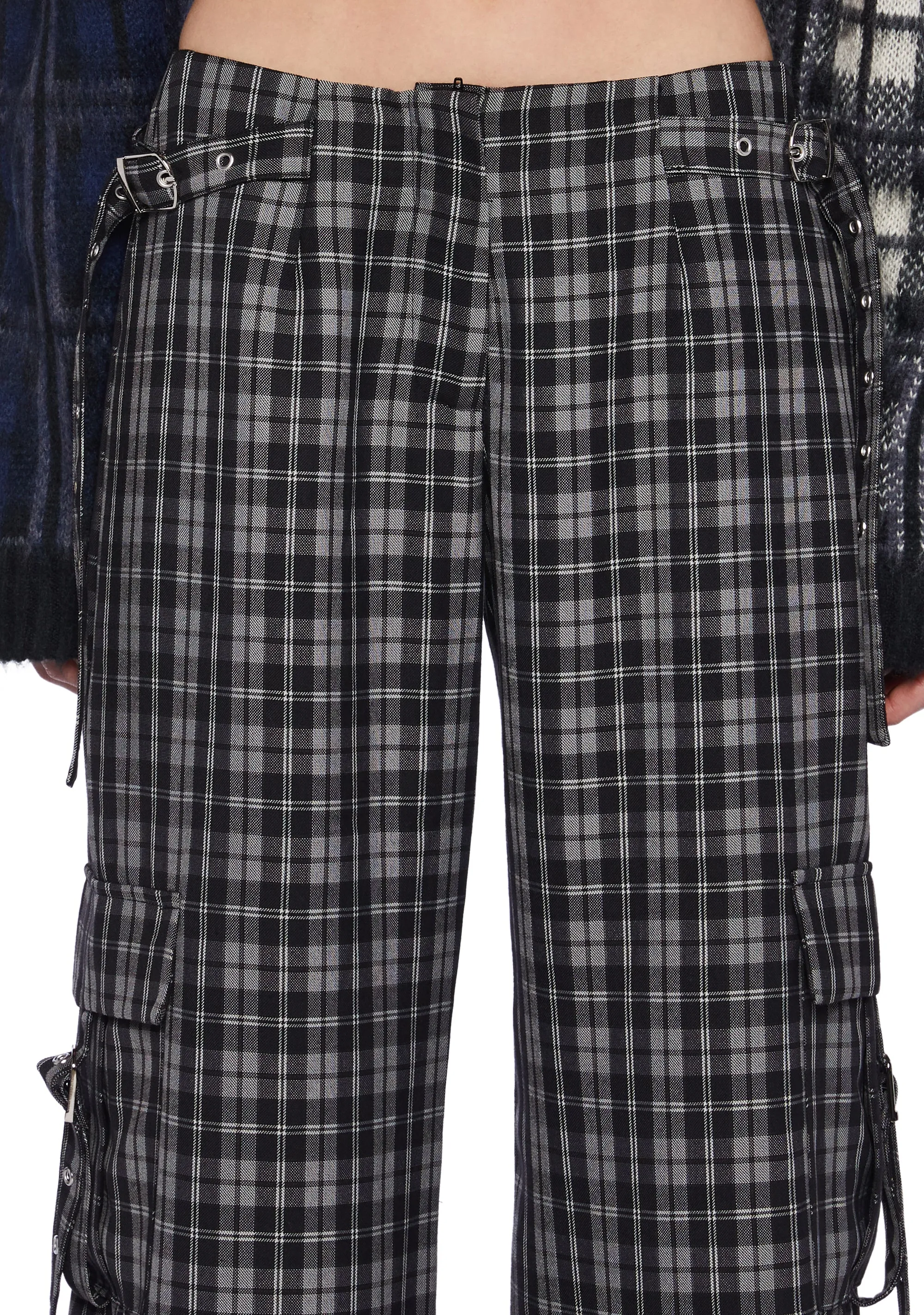 Checkered Wide Leg Trouser Pants sold by Dolls Kill product image thumbnail 5