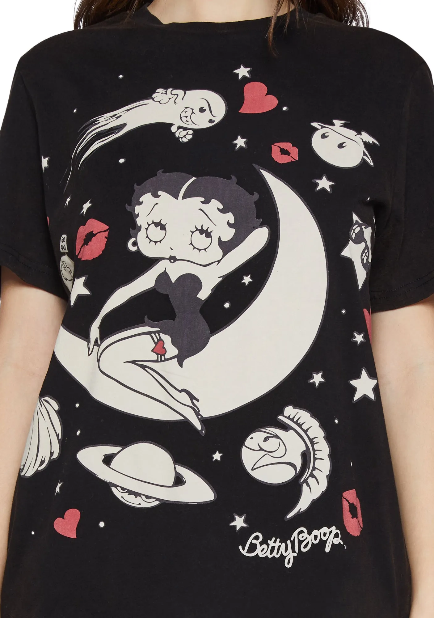 She's Got The World Oversized Tee sold by Dolls Kill product image thumbnail 5
