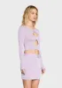 Jewel Trim Long Sleeve Top sold by Dolls Kill