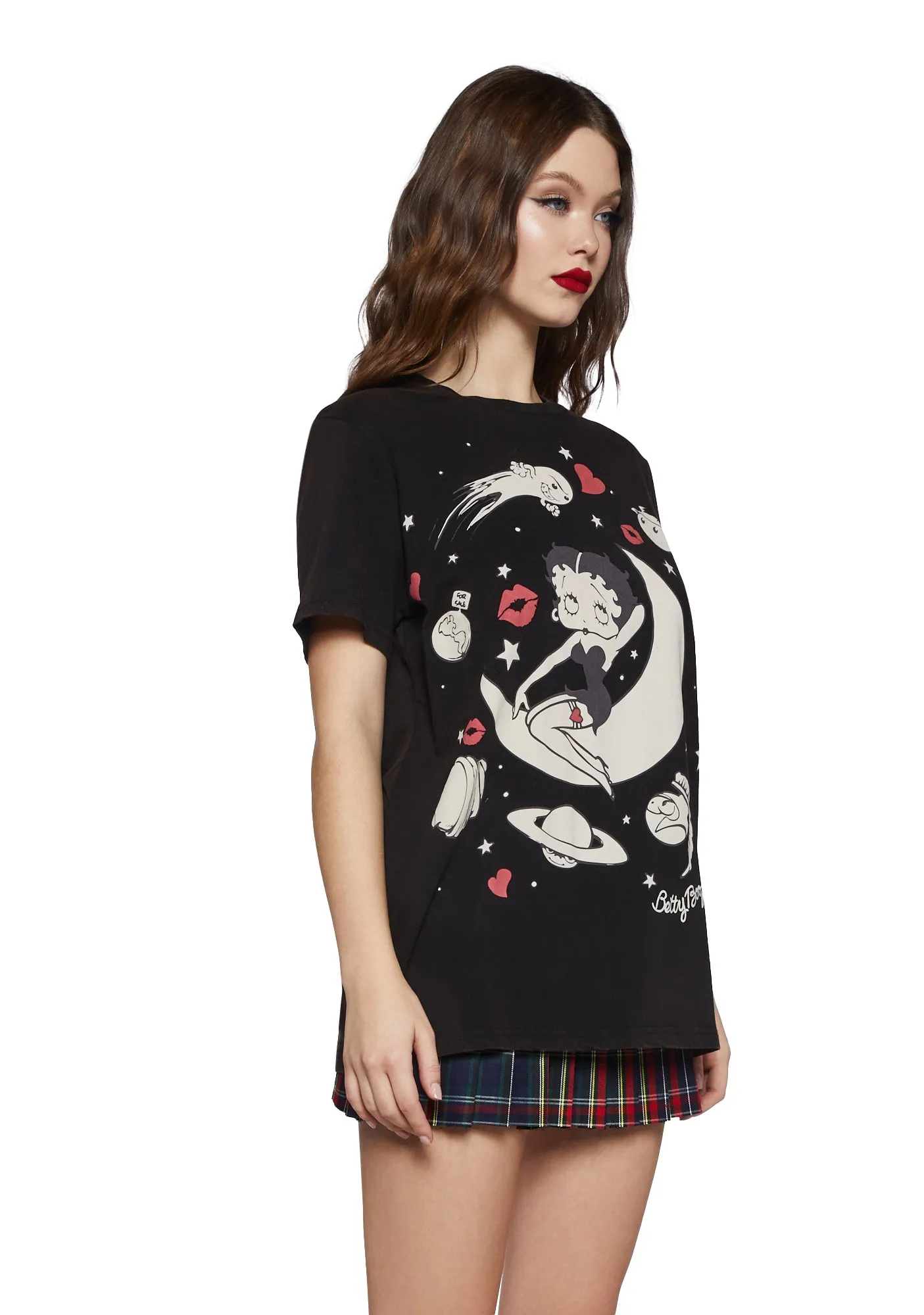 She's Got The World Oversized Tee sold by Dolls Kill product image thumbnail 3