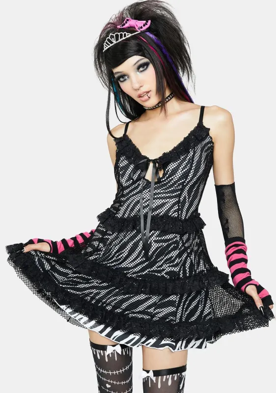 Dance To This Beat Mini Dress sold by Dolls Kill