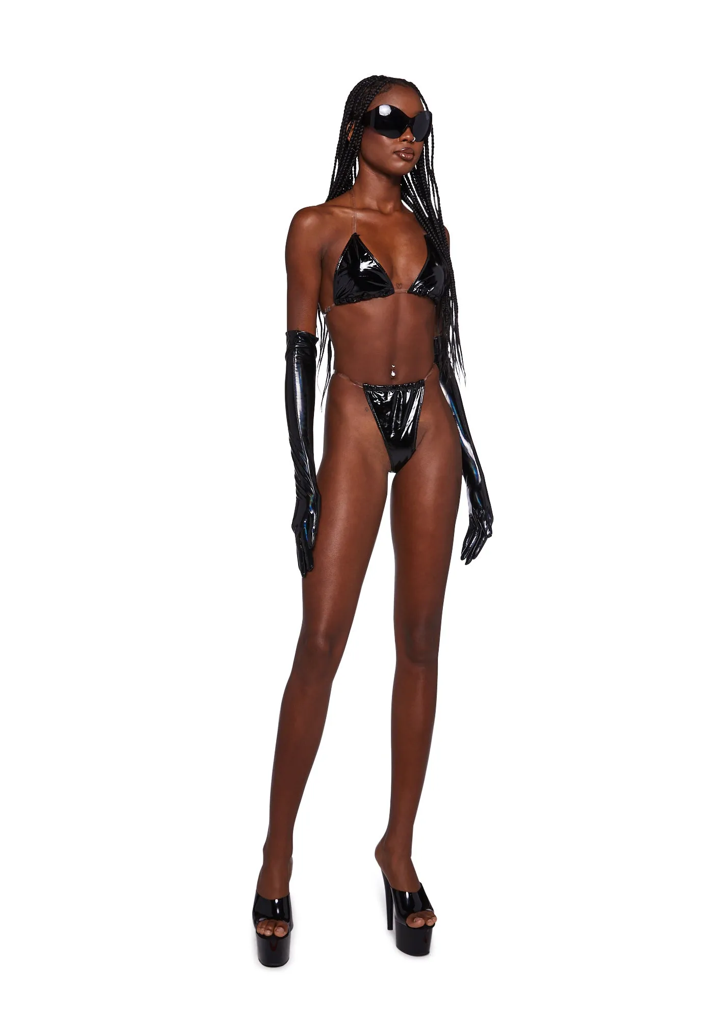 Selective Exposure Bikini Set - Black sold by Dolls Kill product image thumbnail 5