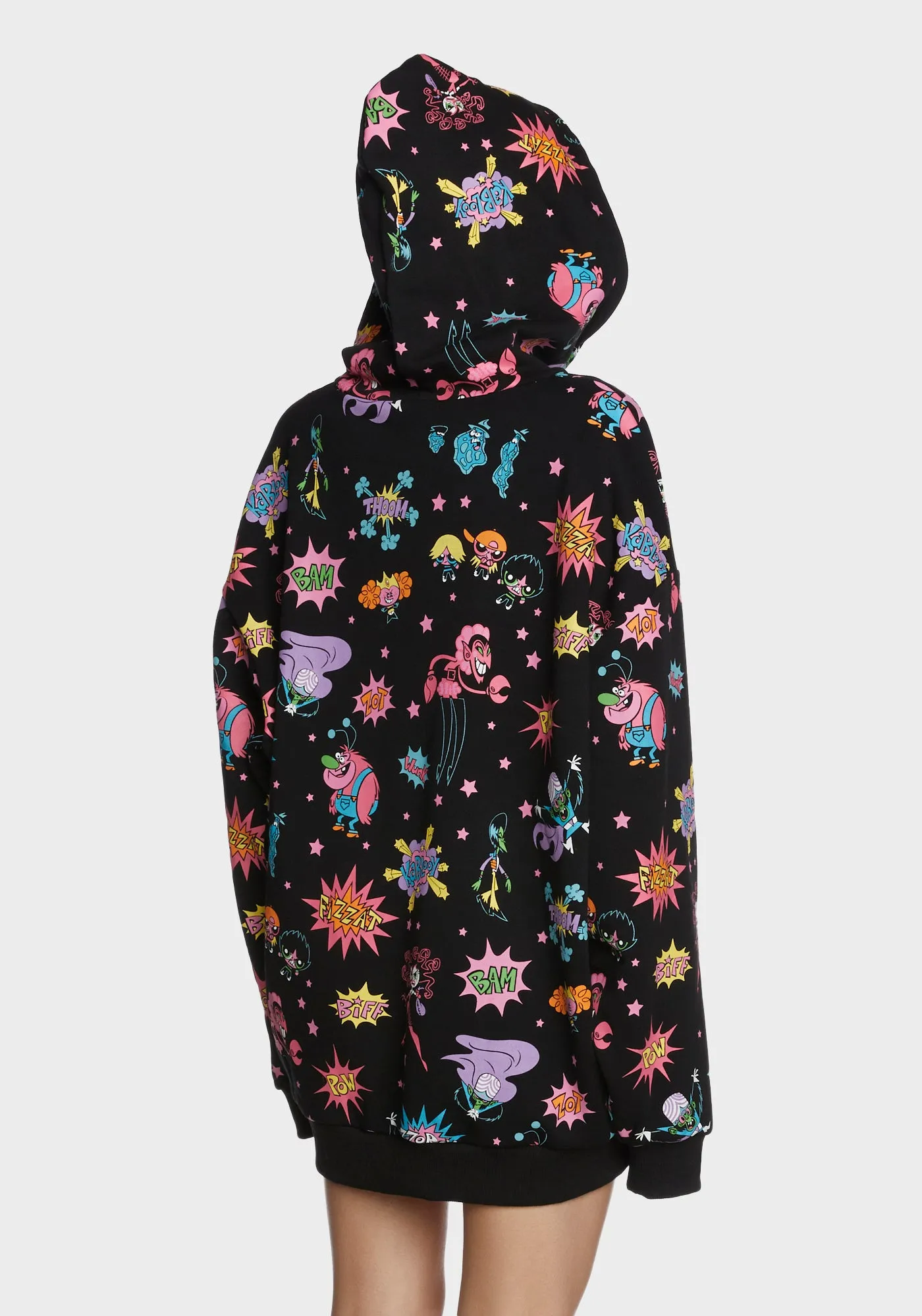 Mojo Mayhem Oversized Graphic Hoodie sold by Dolls Kill product image thumbnail 4
