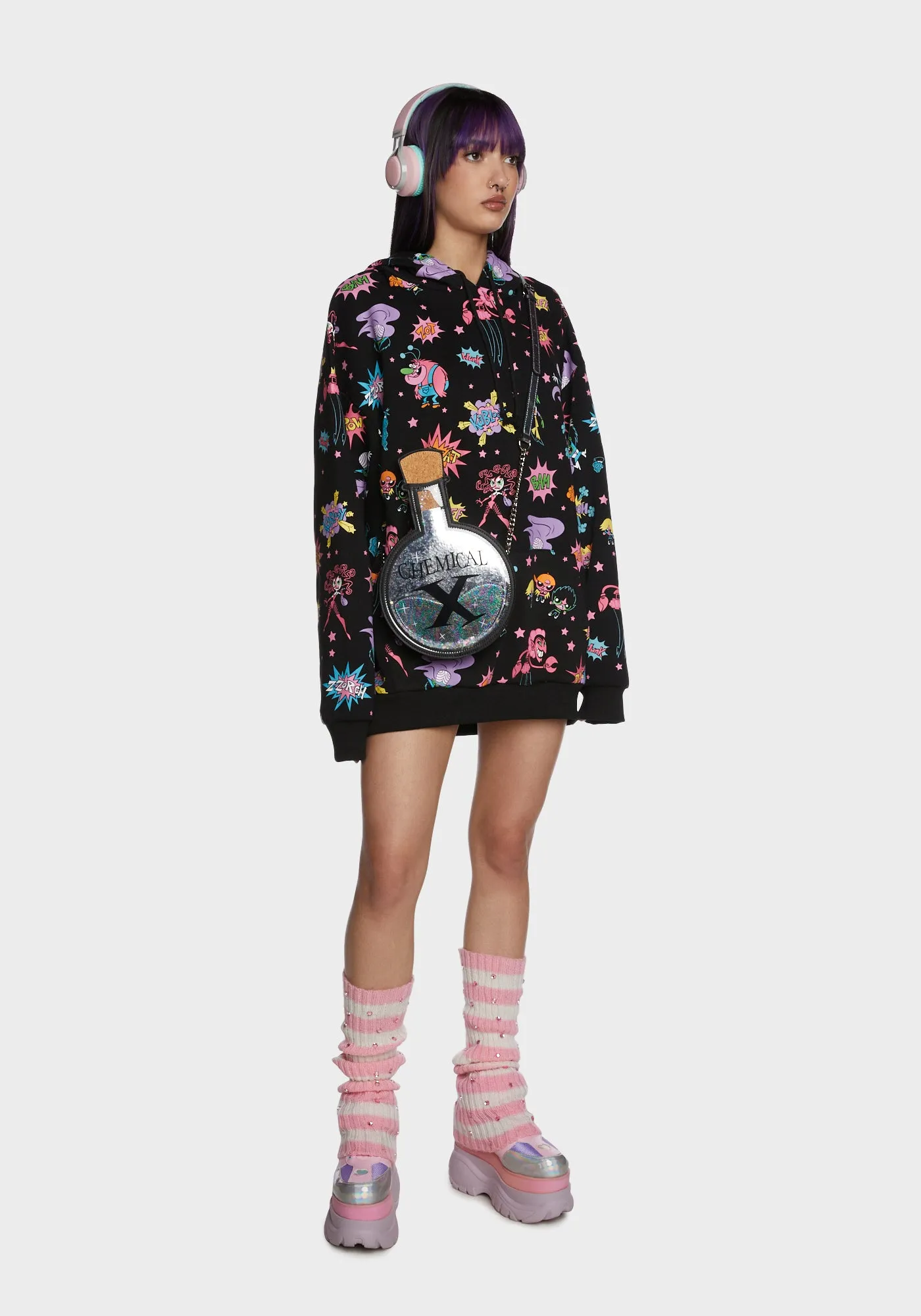Mojo Mayhem Oversized Graphic Hoodie sold by Dolls Kill product image thumbnail 5