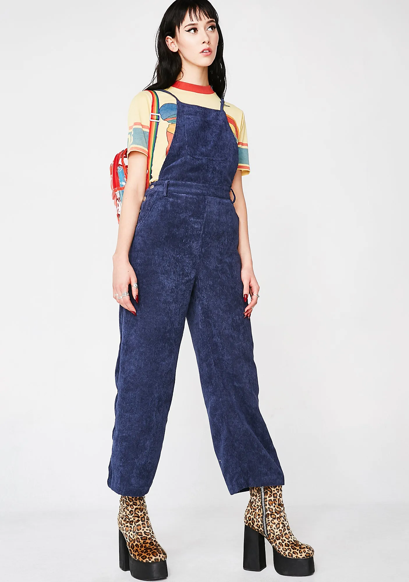 Without Ya Corduroy Overalls sold by Dolls Kill