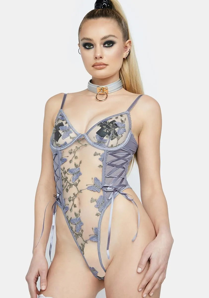 Butterfly Bliss Sheer Teddy sold by Dolls Kill product image thumbnail 2